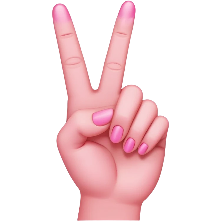 Pink middle finger  emoji