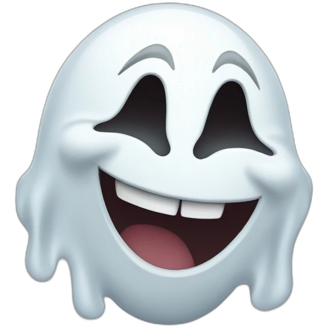 ghost laughing emoji