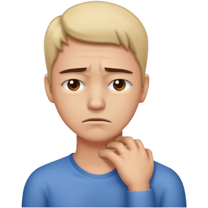 Boyun ağrıyor emoji