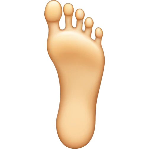 foot emoji