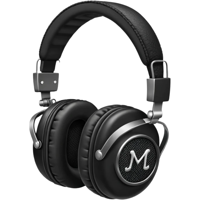наушников  в стиле Marshall. emoji