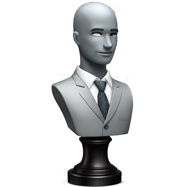 Buste de mannequin homme couture Gris emoji