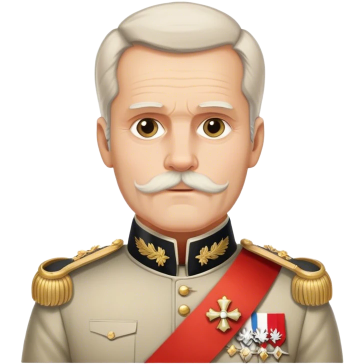 Franz-Joseph-I with sash of austrian f emoji