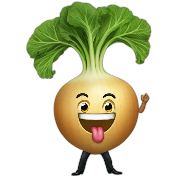 turnip dancing on trump in mar a lago emoji