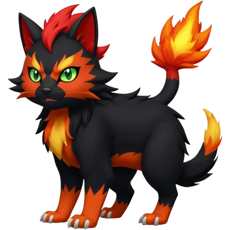 Nargacuga-Litten-Torracat-fusion-Fakemon-Pokémon-creature  emoji