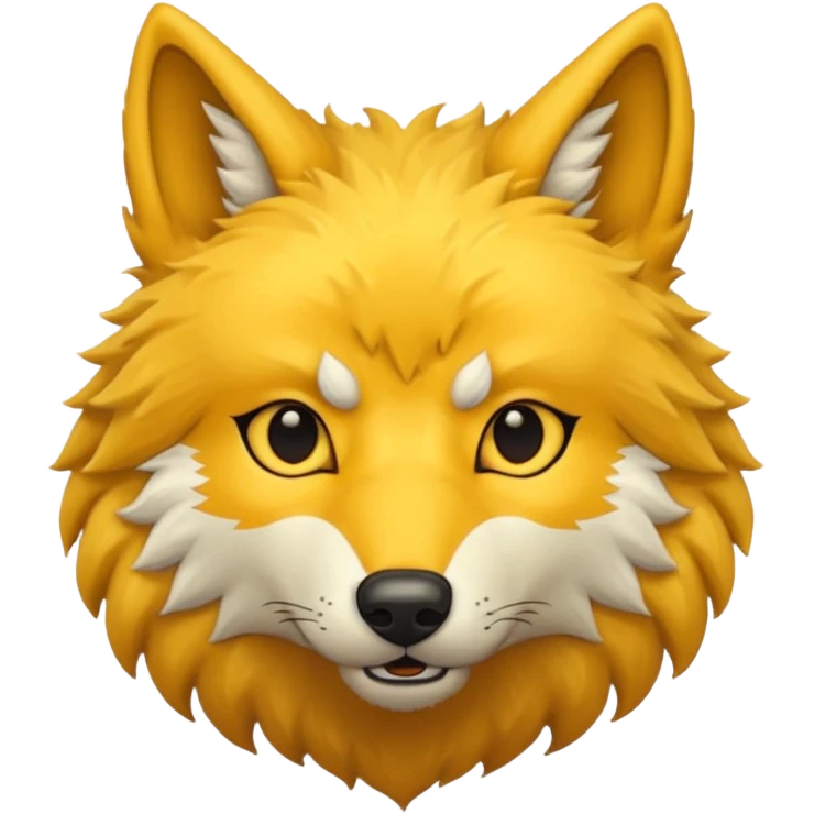 yellow wolf head emoji