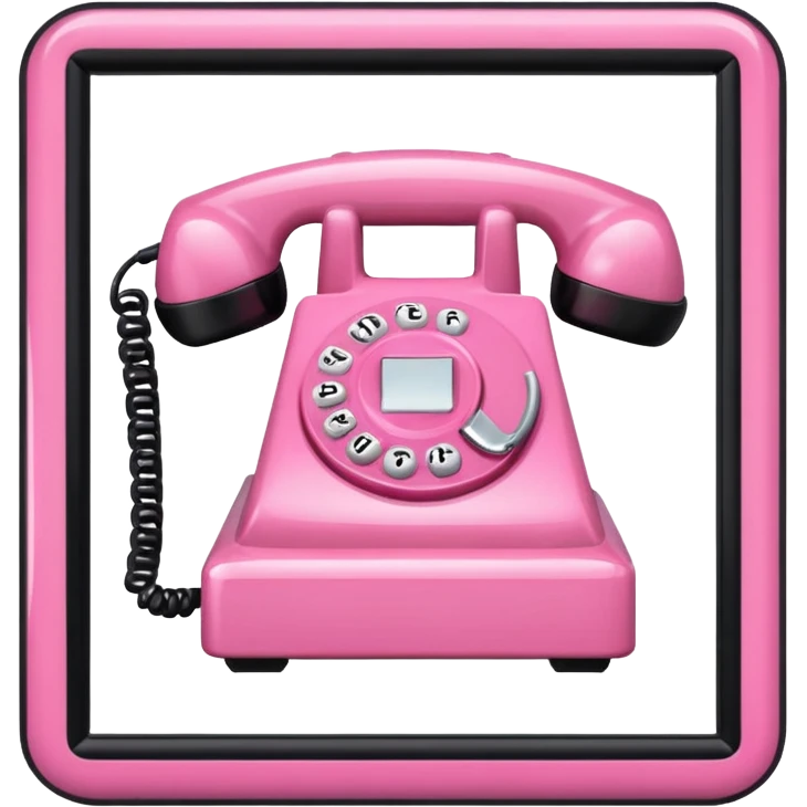 pink girly phone framed photo picture emoji