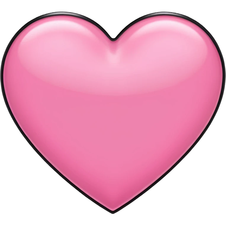 ℙ𝕚𝕟𝕜 𝕙𝕖𝕒𝕣𝕥 𝕨𝕚𝕥𝕙 𝕓𝕝𝕒𝕔𝕜 𝕠𝕦𝕥𝕝𝕚𝕟𝕖 emoji