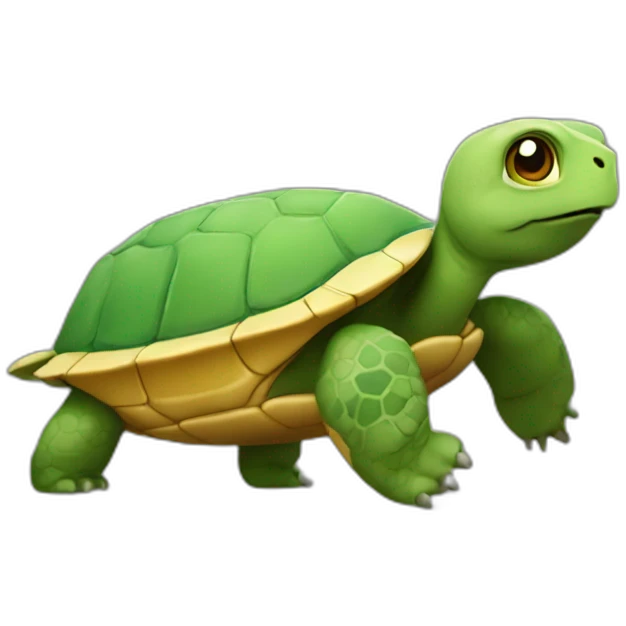 Chat sur tortue emoji
