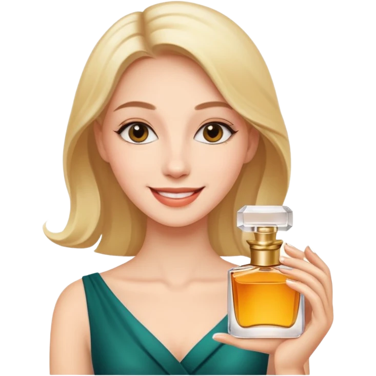 woman wearing perfume emoji
