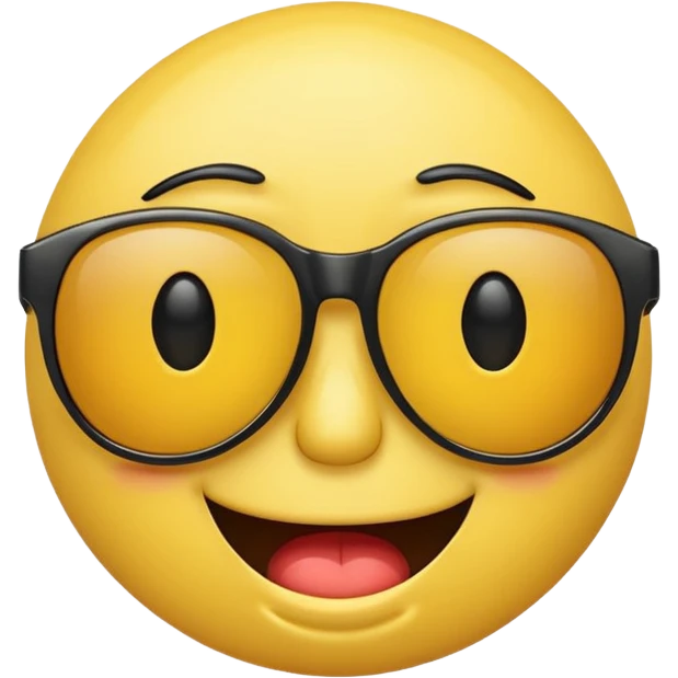 Crying smiley face with sunglasses emoji