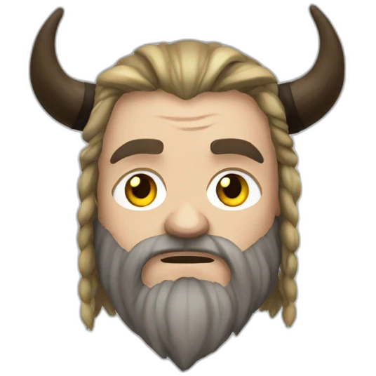 Harry Potter as a viking emoji