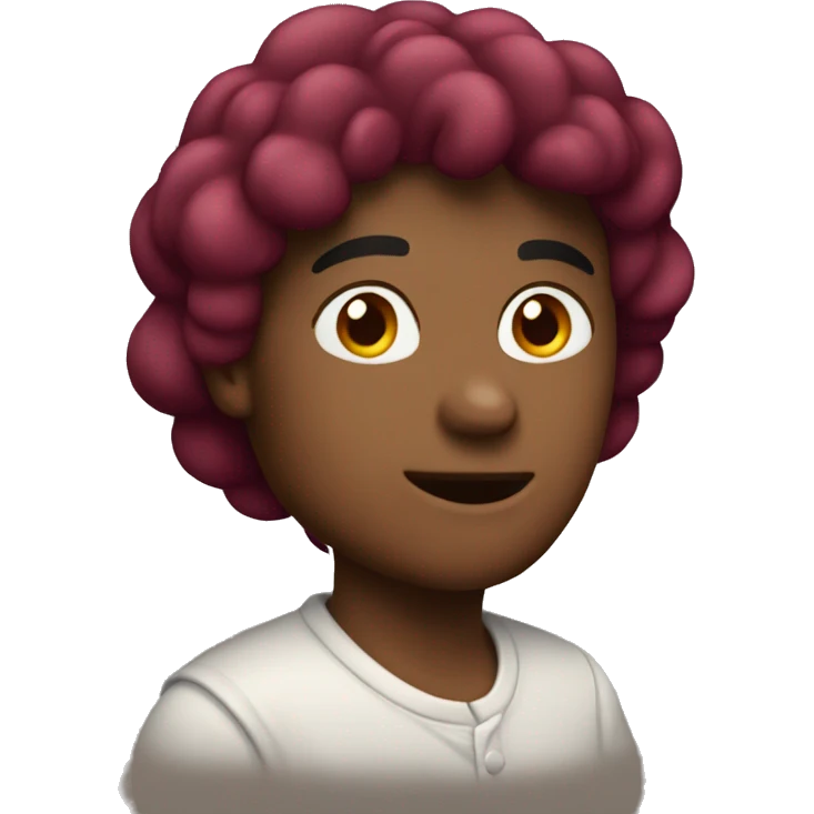 Burgundy heart emoji