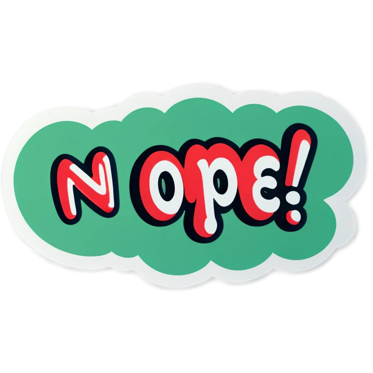 NOPE emoji