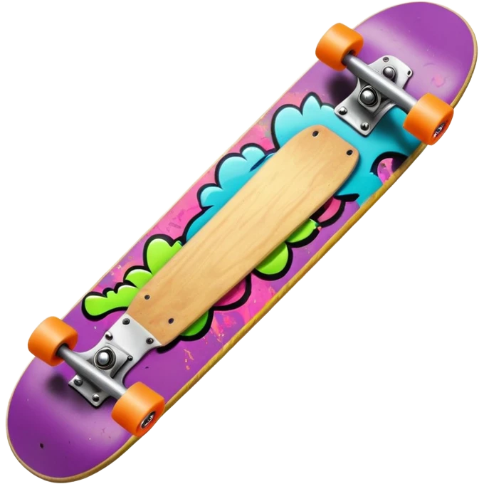 skate board funky emoji