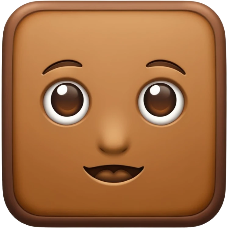 Brown colour emoji