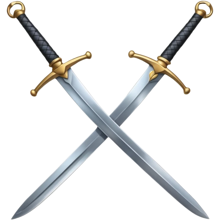crossed swords sharp emoji