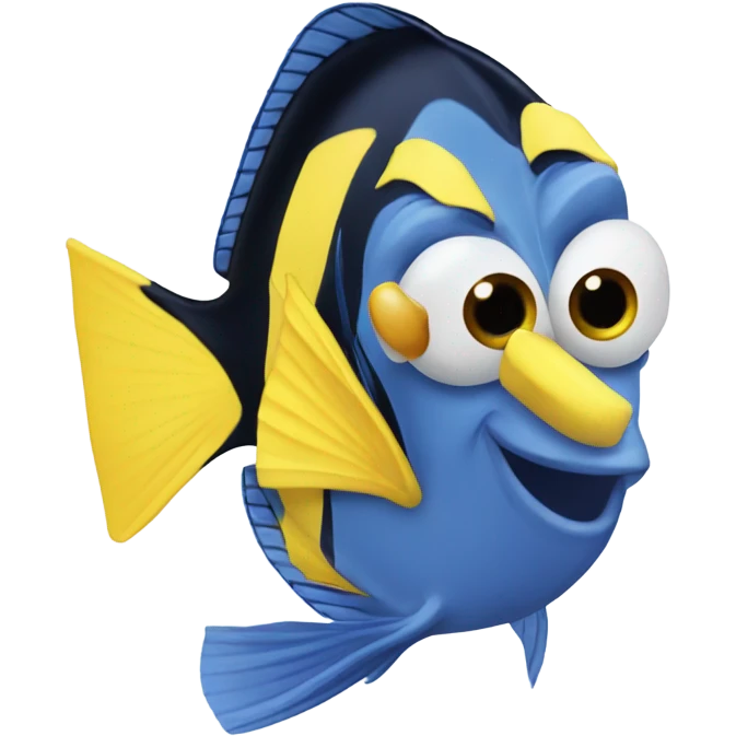 Dory with gloves emoji