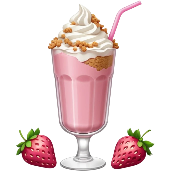 strawberry biscoff drink emoji