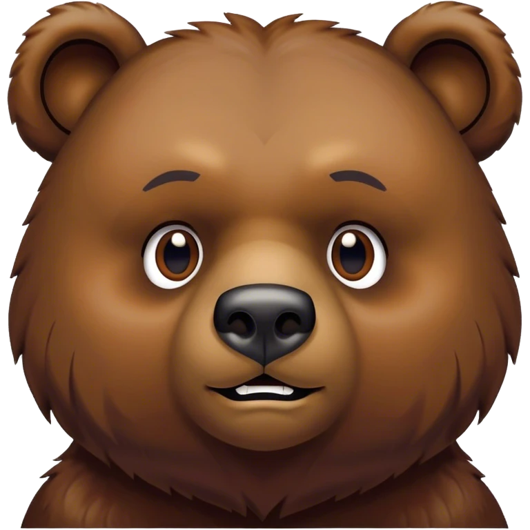 Kanye west as a bear emoji