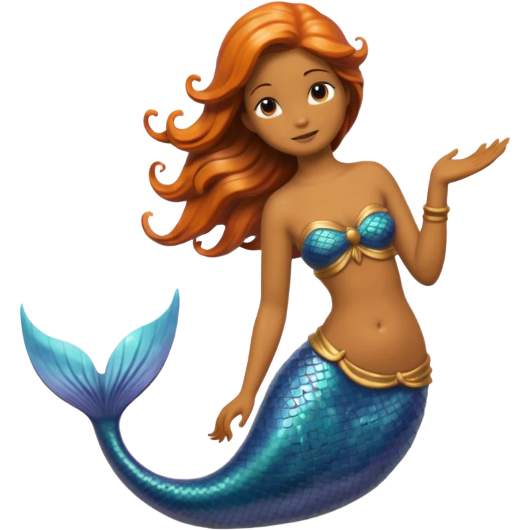 Make a mermaid statue emoji