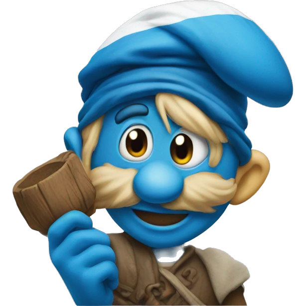 Smurf emoji
