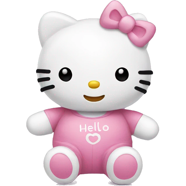 Hello kitty teddy emoji