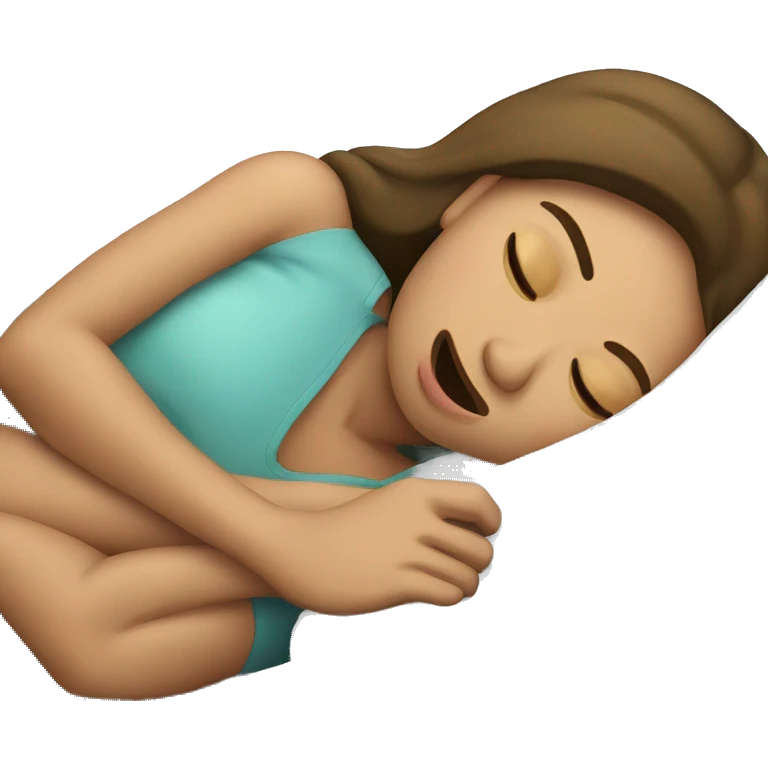 girl snoring  emoji