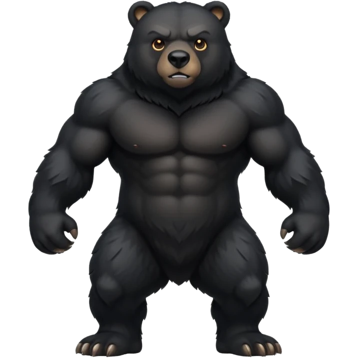 Norse Black Bear emoji