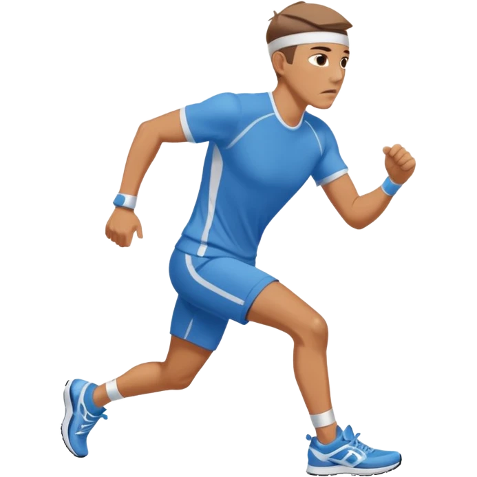 Man running after hyundai ionic emoji