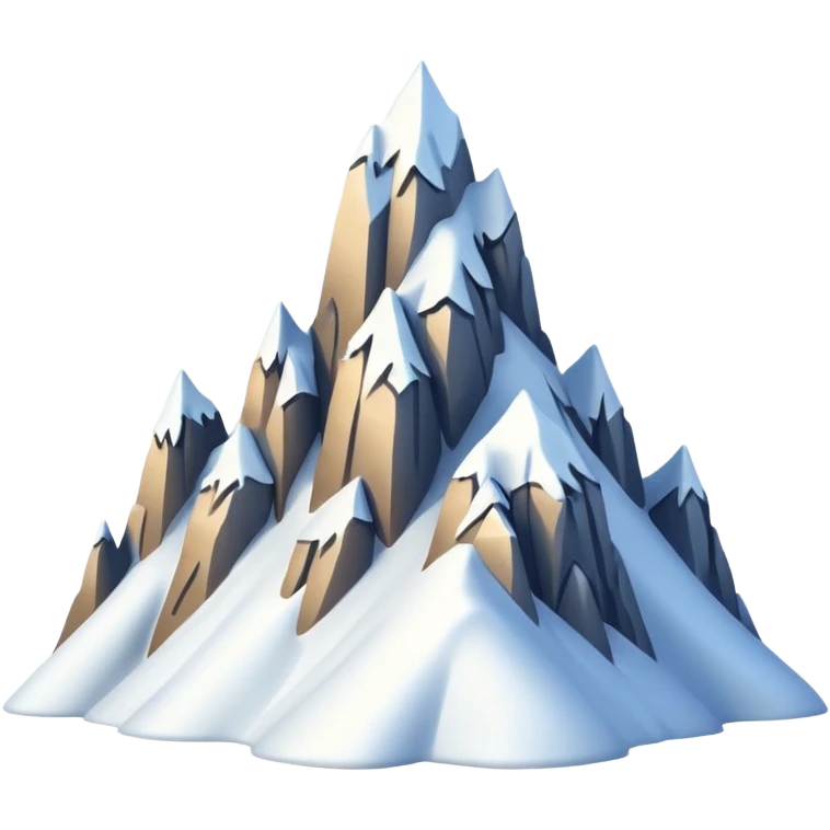 ski mountains emoji
