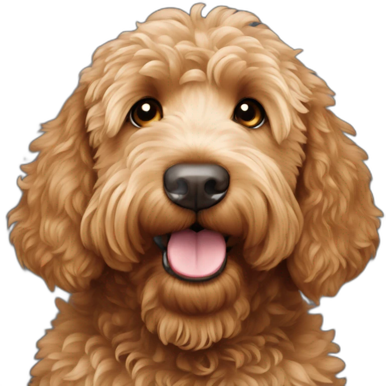 chestnut goldendoodle emoji