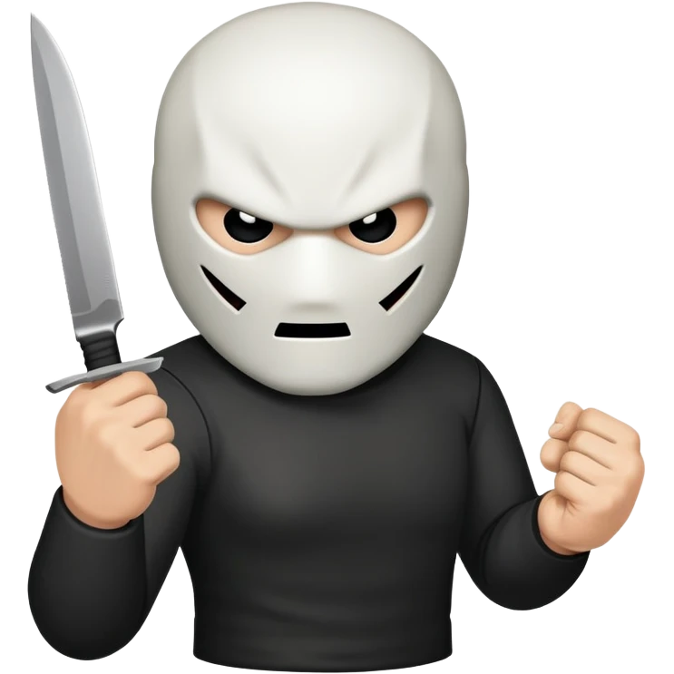 angerfist with kife emoji