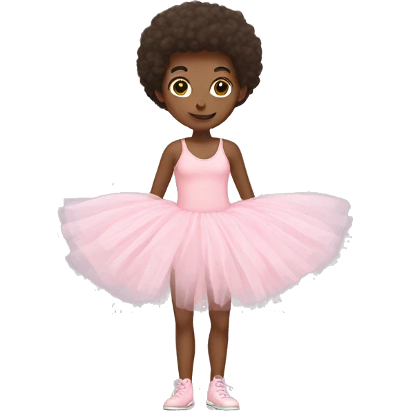 Pastel pink tutu emoji