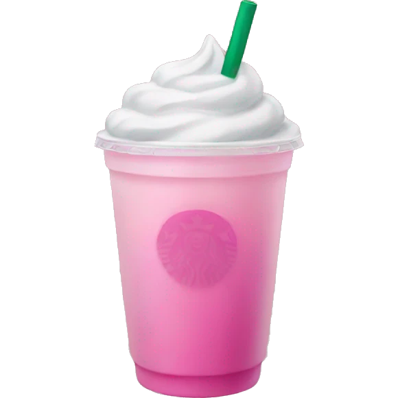 starbucks pink drink emoji