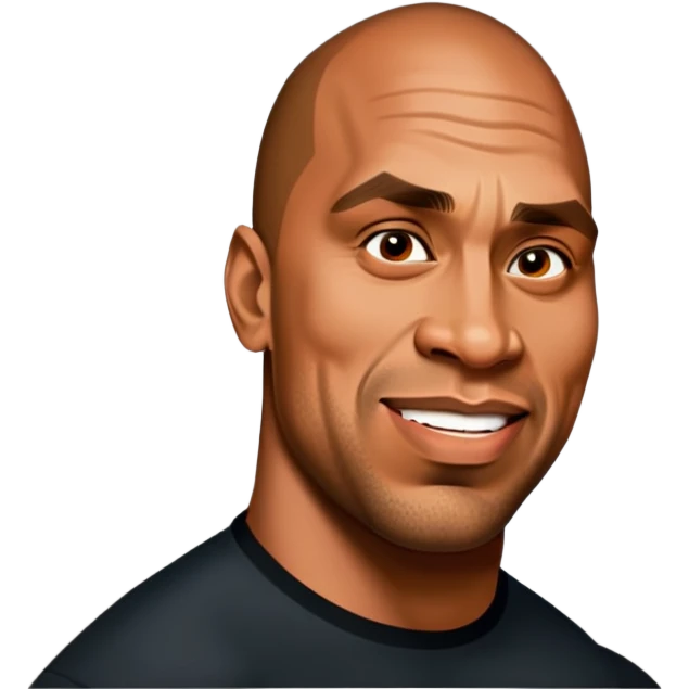 The Rock emoji