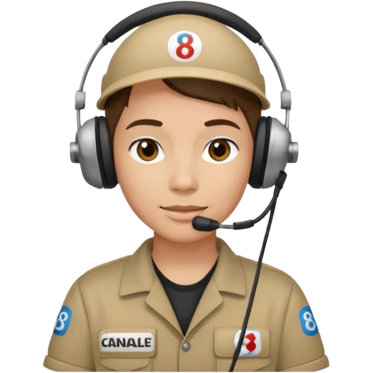 genera un logo da mettere come profilo su watsapp contenente come argomento un peratore di stazione radioamatore con sigla R20 facente parte del CANALE 8. Il logo deve essere ben fatto e ben definito con accenno anche al canale di appartenenza CANALE 8 emoji