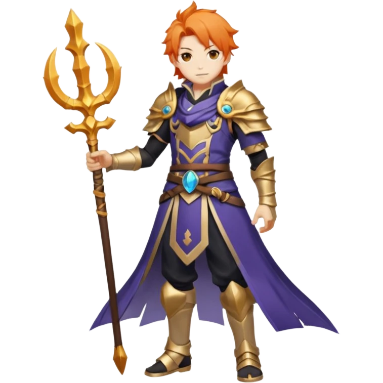 Diluc Ragnvindr (from Genshin Impact) (full body) emoji