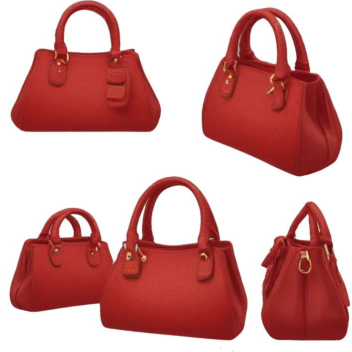 make this purse red emoji