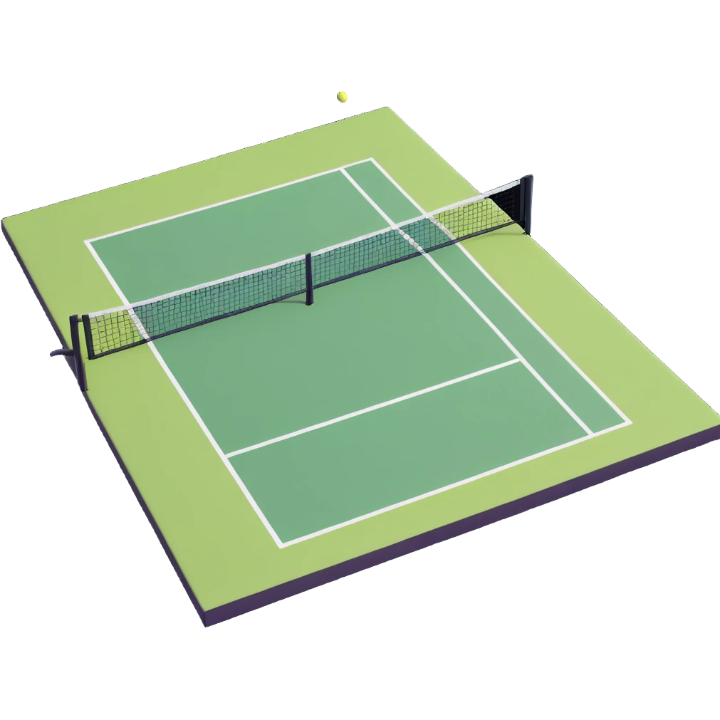 tennis court emoji