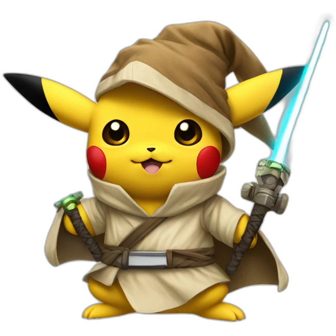 Pikachu jedi  emoji