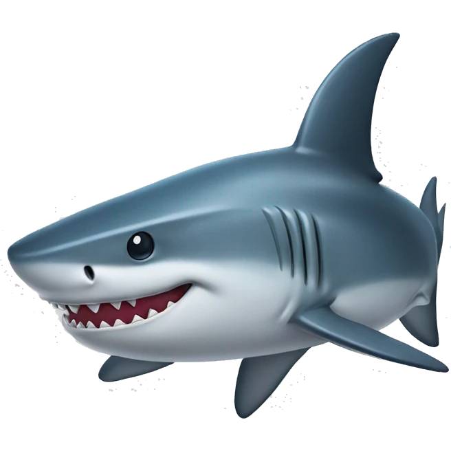shark with tophat emoji