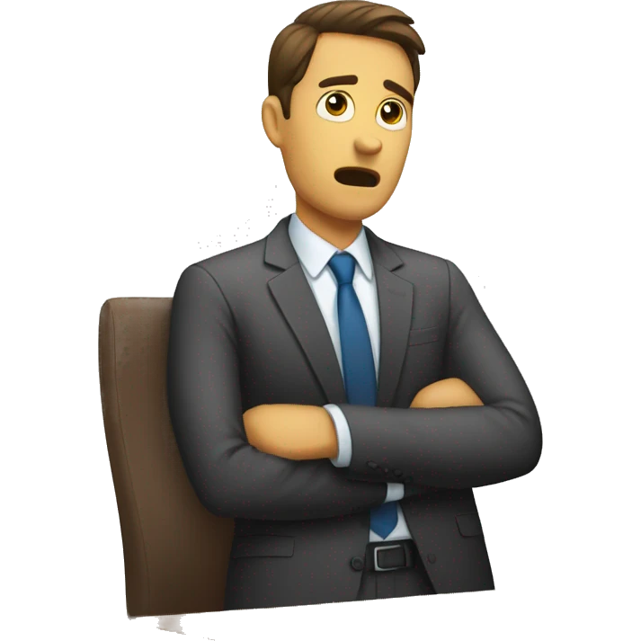 manager rejecting employess emoji