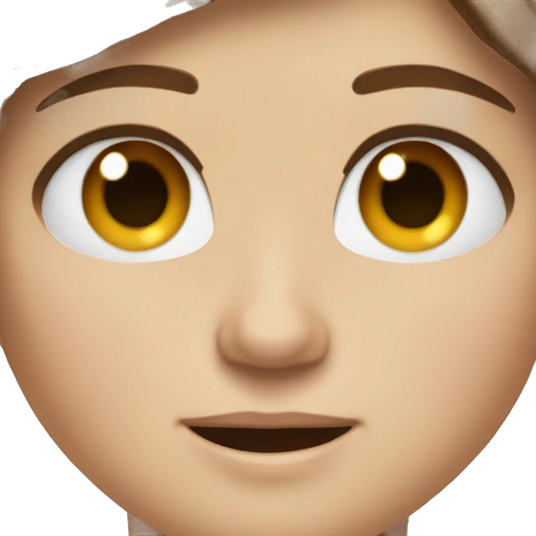 Blue eyes brown hair boy emoji