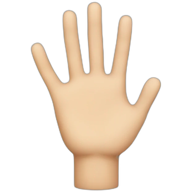 Responsability hand emoji