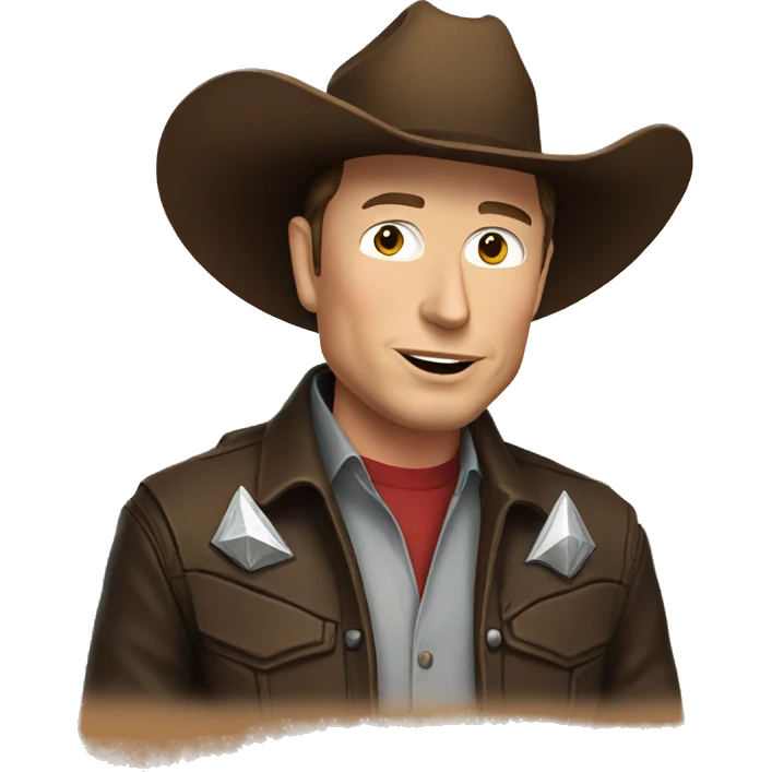 elon musk cowboy emoji