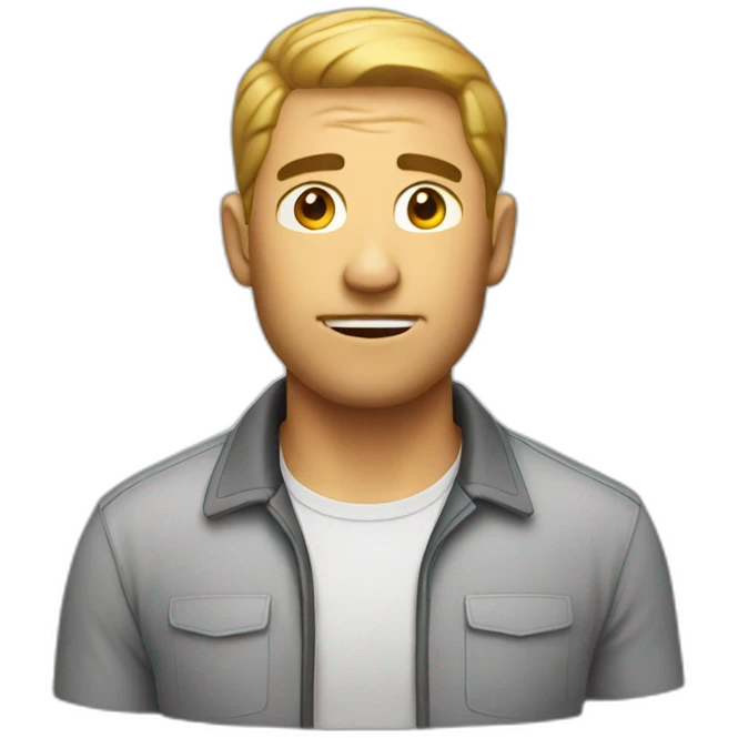 Men heat break emoji