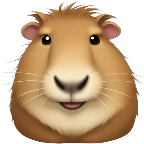 Capybara being cute emoji