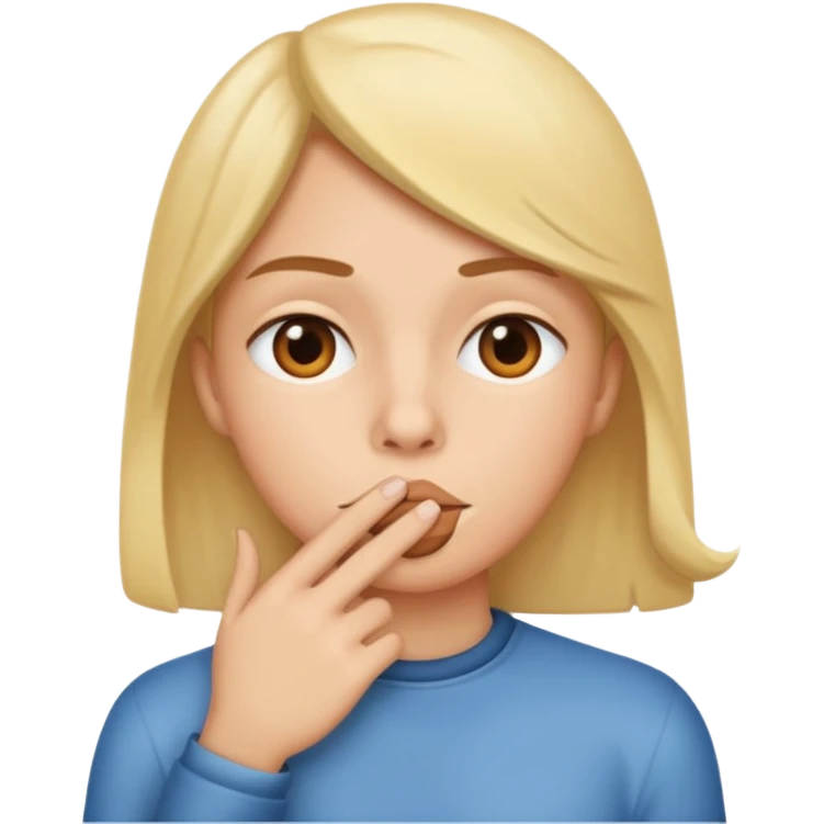 one option shhh emoji