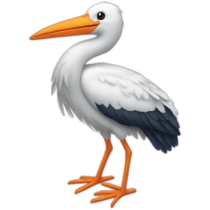 Stork emoji